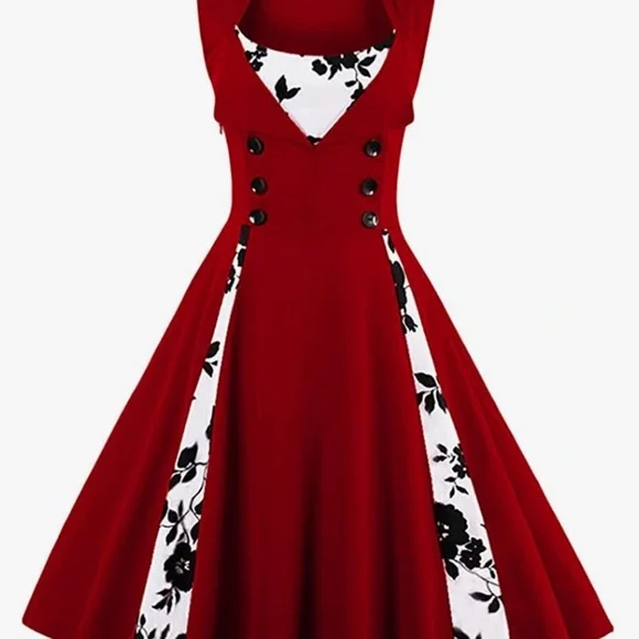 chinese dress ladies pleated aline main image 1